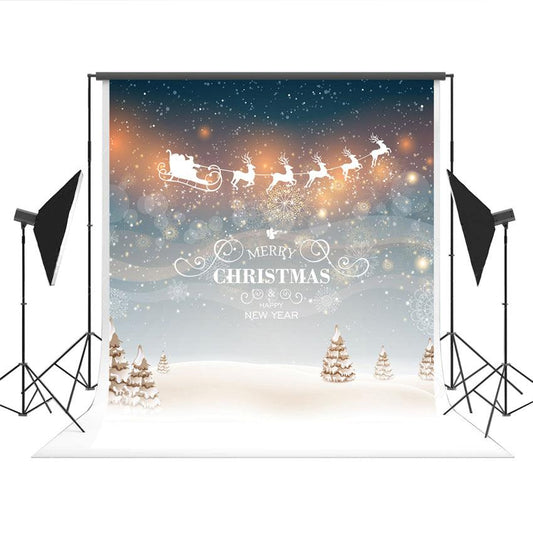 Merry Christmas Dream Santa Claus Backdrops