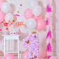 Pink Theme 1st Birthday Baby Show Butterfly Backdrops
