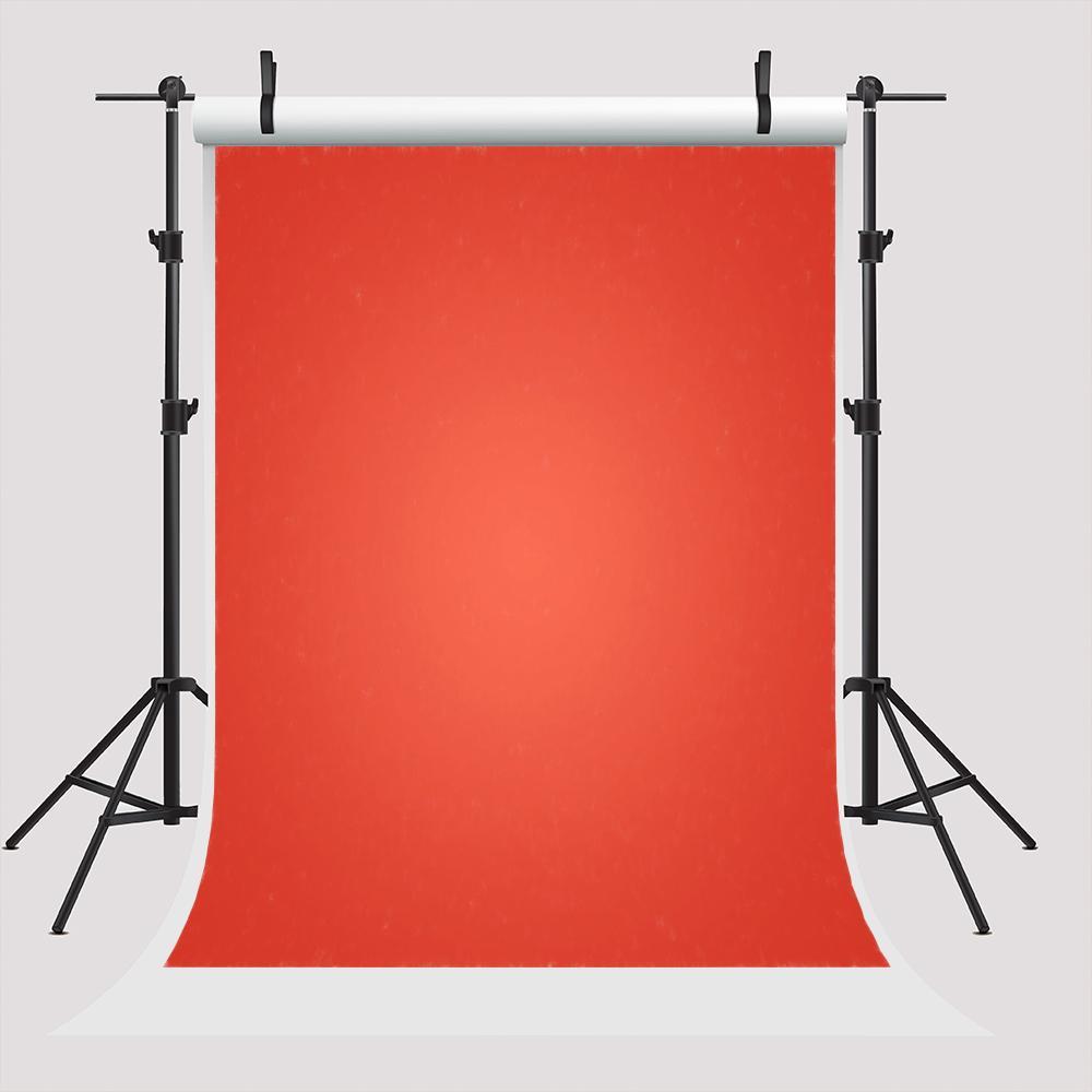 Tomato Solid Fabric Photography Backdrop for Workshop