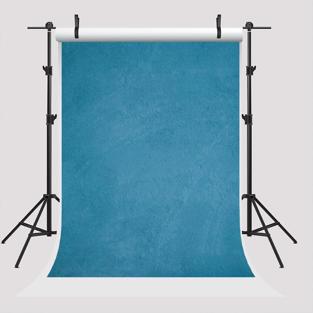 Blue Texture Microfiber Abstract Backdrop for Solid Portrait Photo