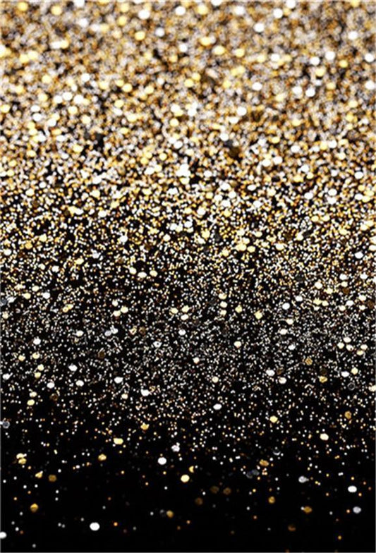 Gold Black Prom Party Photography Backdrop