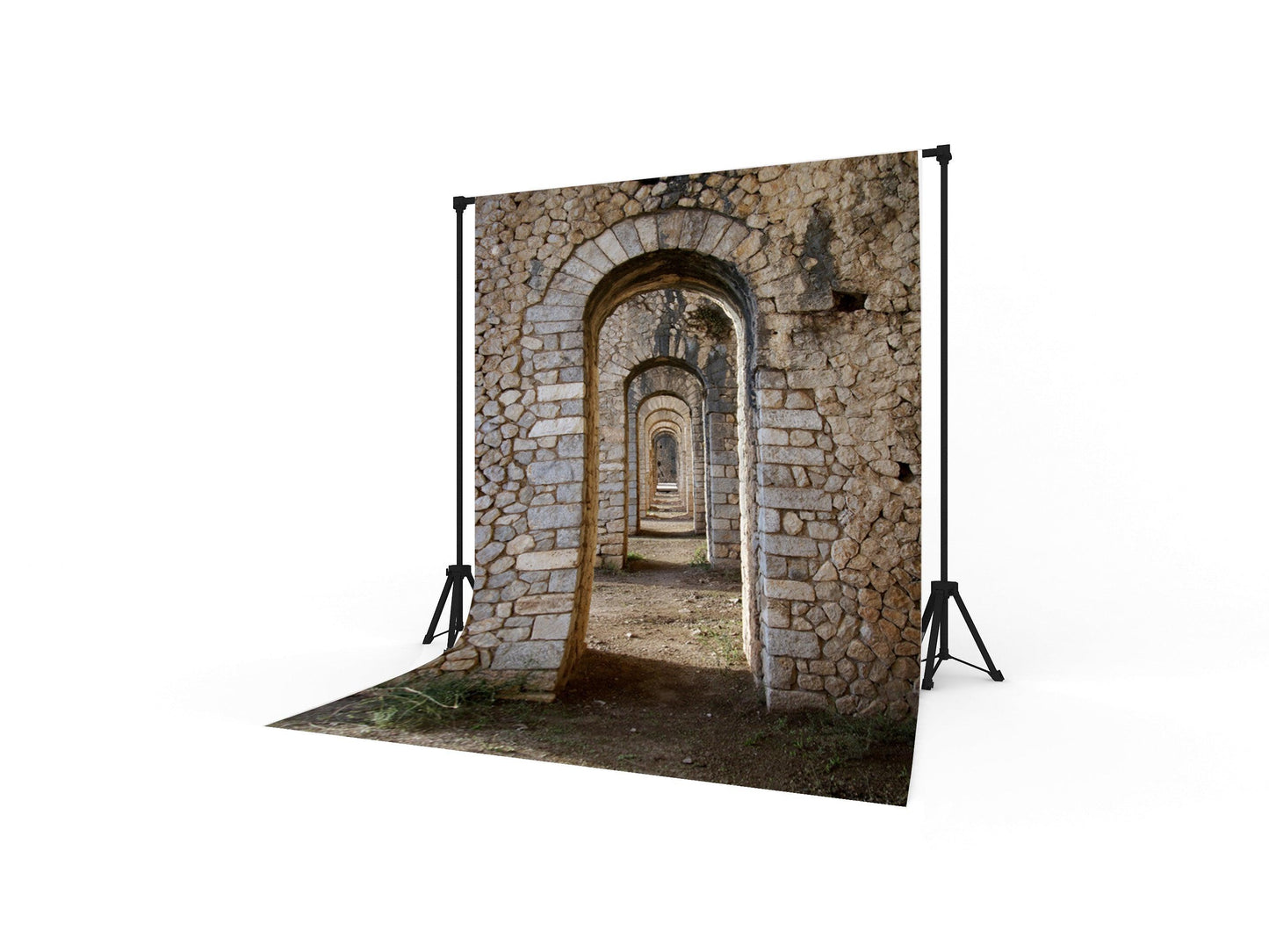 Senior Bricks Dark Door Photo Backdrop Architecture Background for Photo Studio K15418