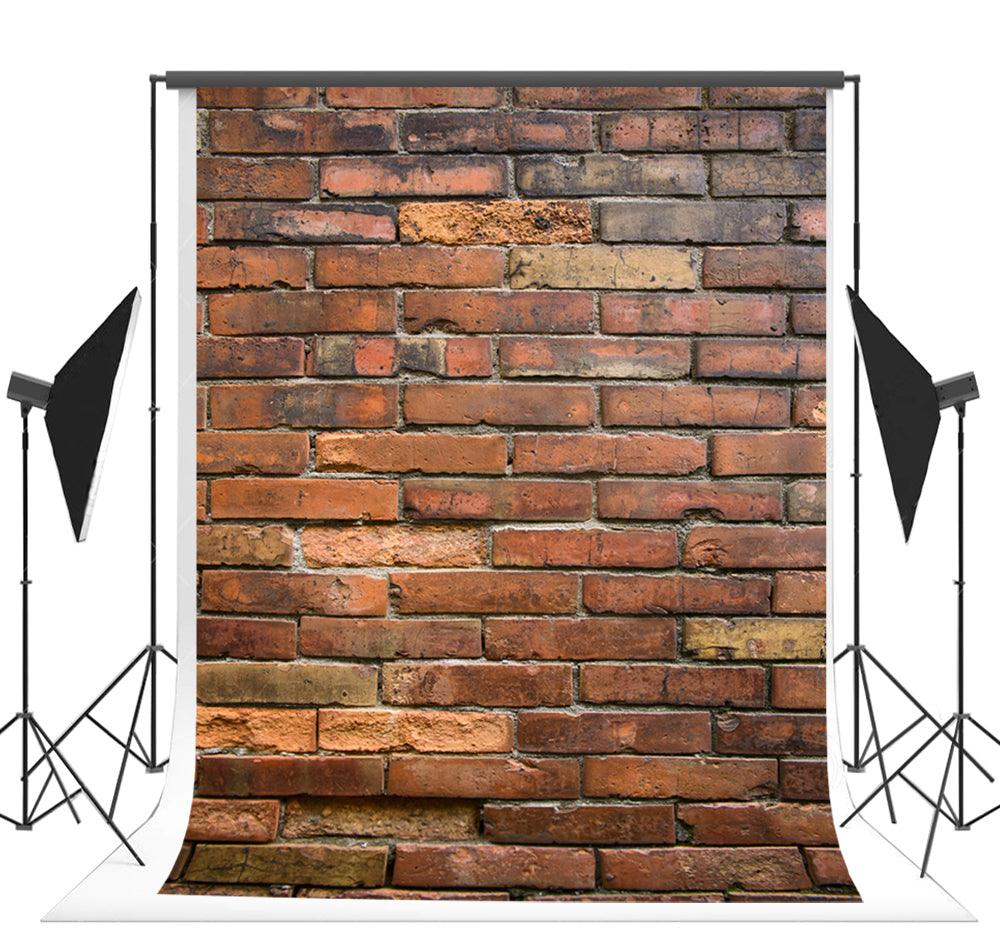 Vintage Red Brick Backdrop Background for Photo Studio K15634