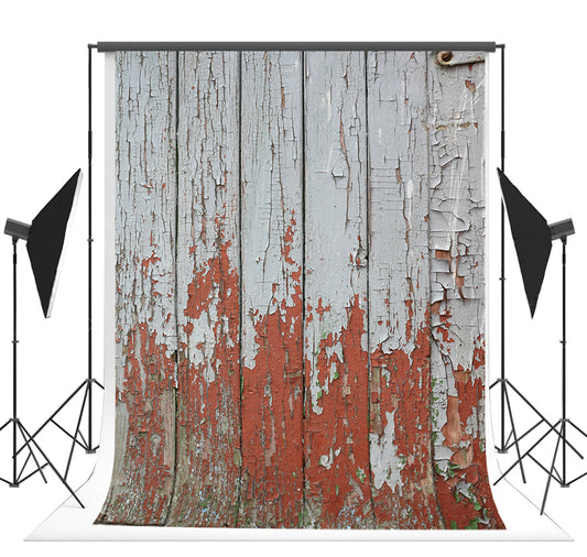 Old Weathered Grey Wood Backdrop Background for Photo Studio K16251