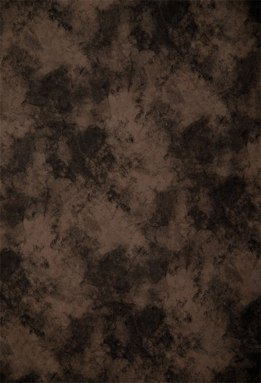 Brown and Black Abstract Mottled Photo Studio Backdrop Prop