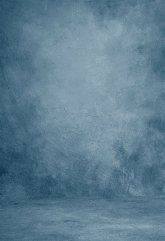 Smoky Blue Abstract Backdrop for Photography Portrait