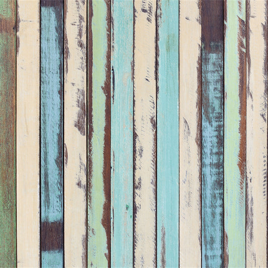 Colorful Retro Wood Floor wall Texture Backdrop Photography Backgrounds