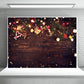 Christmas Wood Wall Photo Backdrop