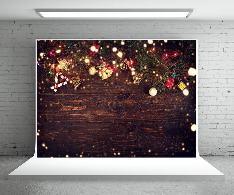 Buy Christmas Wood Wall Photo Backdrop Online – Starbackdrop