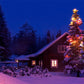 Night Christmas Tree Photography Backdrop Winter Background