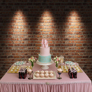 Bricks Wall With Lighting Printing Backdrop Background for Photography KH02292