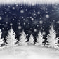 Winter Snowflake White Pine Backdrops for Christmas