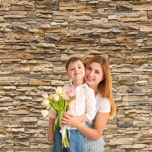 Brick And Stone Textures Backgrounds Digital Backdrop for Photo Studio KH03353