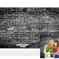 Black White Gray Brick Pattern Backdrop for Photo Studio Photography KH03376