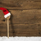 Christmas Wood Wall Photography Backdrop Christmas hat Background
