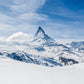 Snow Mountain Photography Backdrop Winter Background