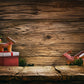 Pine Wood Board Photo Backdrop Christmas Background