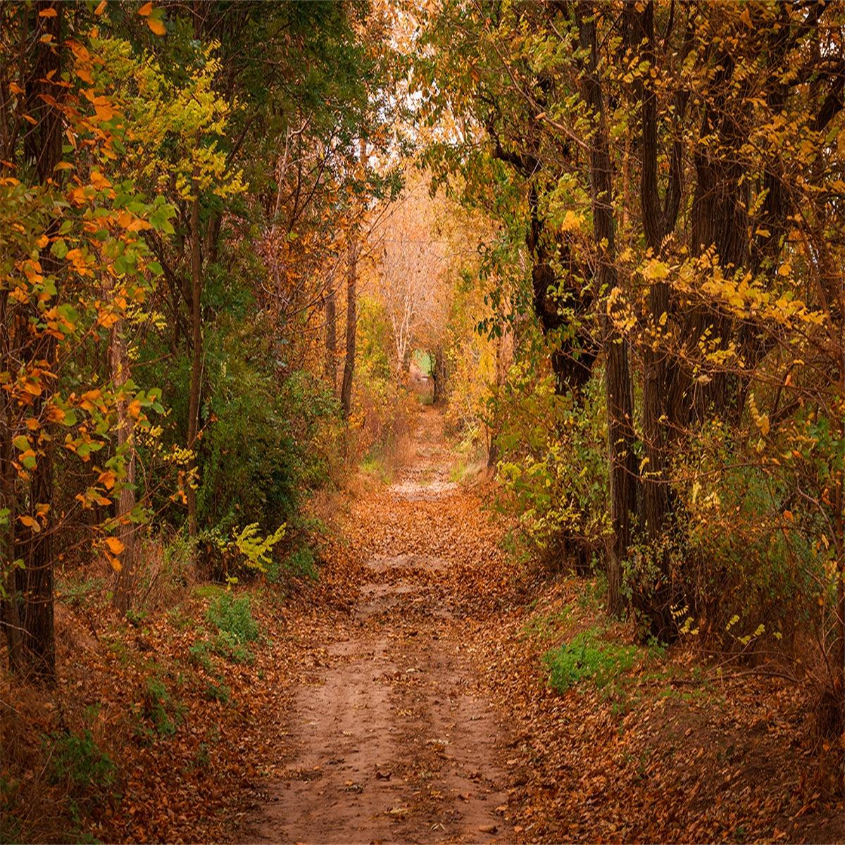 Autumn Forest Photo Booth Prop Backdrops for Photography