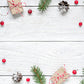 White Wood Wall Photography Backdrop Christmas Background