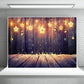 Light Star Wood Wall Photography Backdrop for Christmas