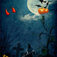 Witch Ghost Halloween Photo Booth Prop Backdrops