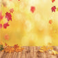 Shiny Fall Leaves Photography Backdrops for Photo Studio
