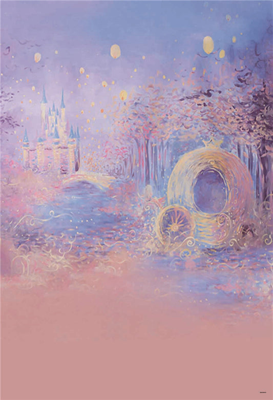 Lavender Castle Baby Show Photography Backdrops