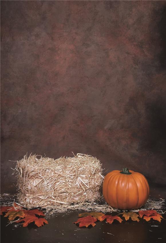 Mottled Texture Haystack Halloween Photo Backdrops