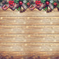 Christmas Wooden Backdrop Brown Photo Background