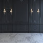 Dark Grey Luxurious Wall Photography Backdrops for Wedding