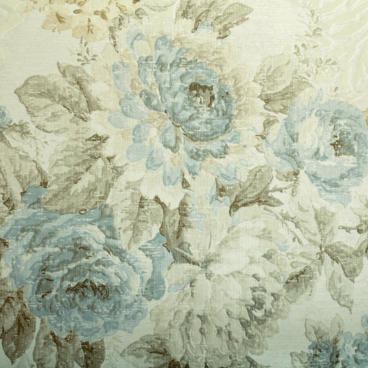 Blue Theme Flowers Vintage Photography Backdrops for Studio