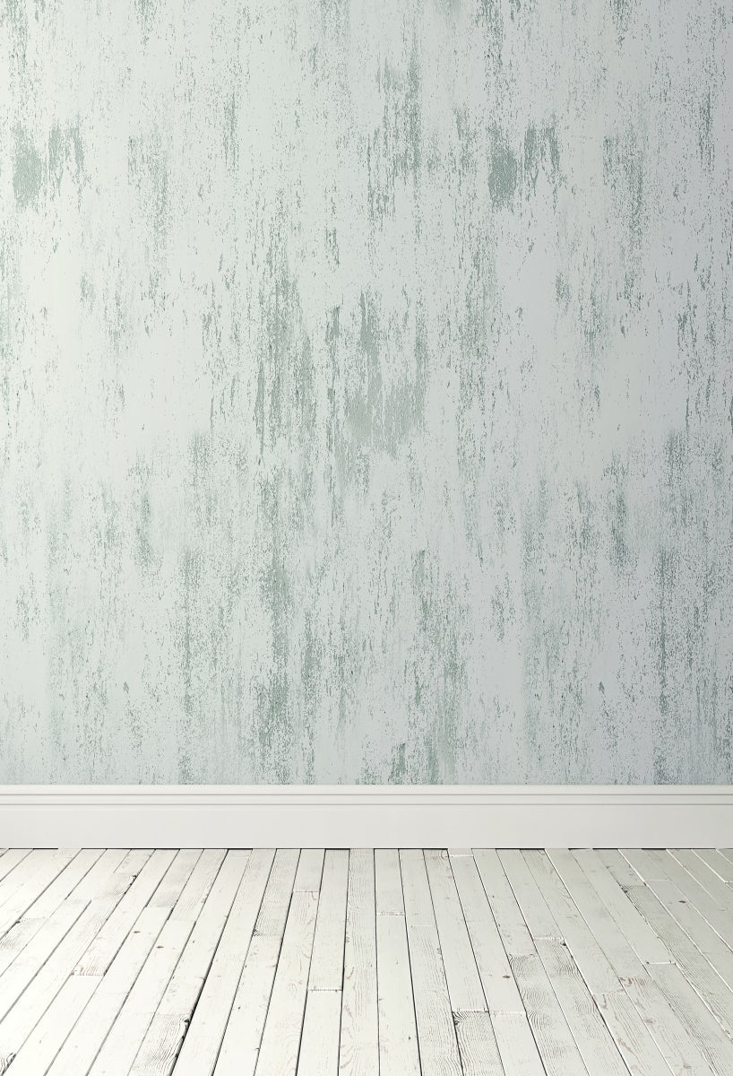 Mint Abstract Wall White Wood Floor Backdrops for Studio