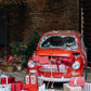 Vintage Old Car Snow Christmas Backdrops for Mini Session
