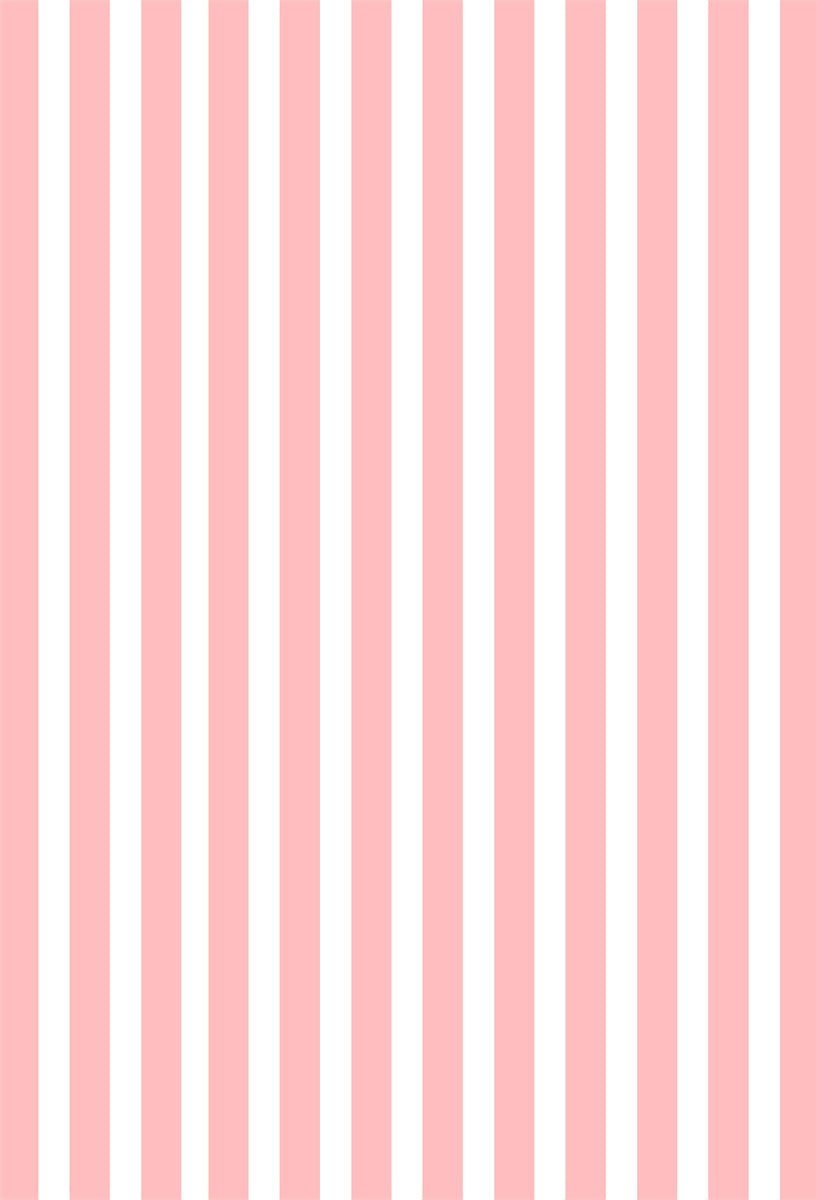 Pink and White Stripes Birthday Backdrops for Photography Prop