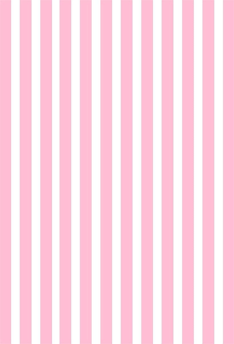 Baby Pink and White Stripes Fabric Backdrops
