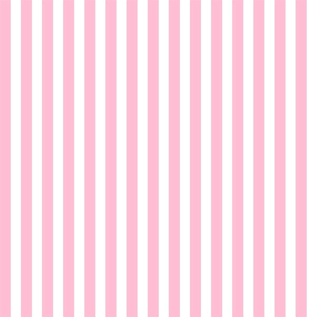 Baby Pink and White Stripes Fabric Backdrops