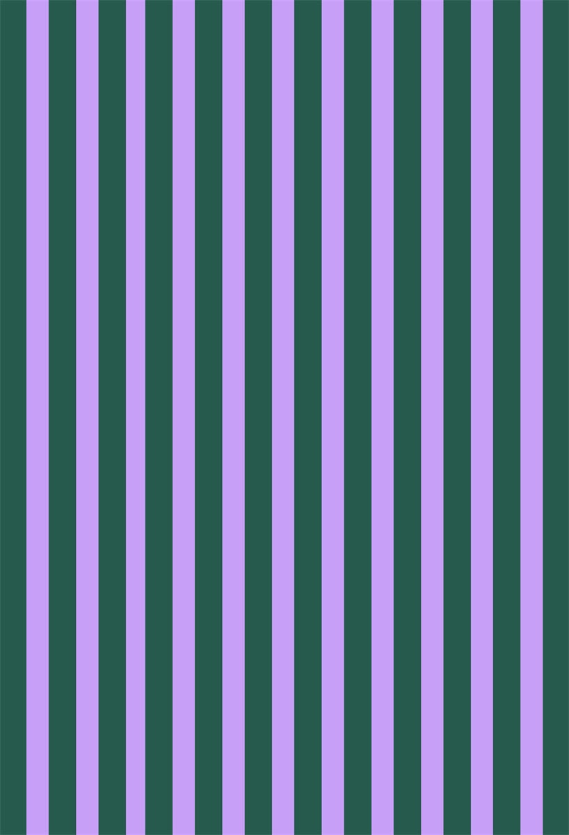 Lavender and Dark Green Stripes Backdrops for Photography Prop
