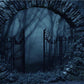 Gate of Hell Brick Halloween Photography Backdrops