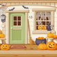 Cartoon Pumpkin Halloween Backdrops