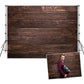 Dark Wooden Wall Backdrop for Photography Studio Prop