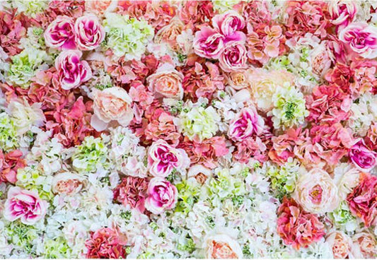 Printed Beautiful Brilliant Floral Wall Backdrop For Photography