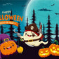 Cute Ghost Happy Halloween Backdrops