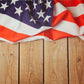 Wood Wall America Flags Photography Backdrop for Independence Day
