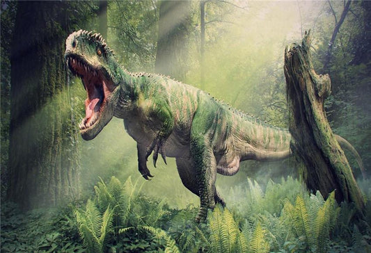 Tyrannosaurus Rex Ancient Forest Tropical Photography Backdrop