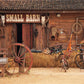 Small Barn Straw Wooden Photo Backdrop for Studio