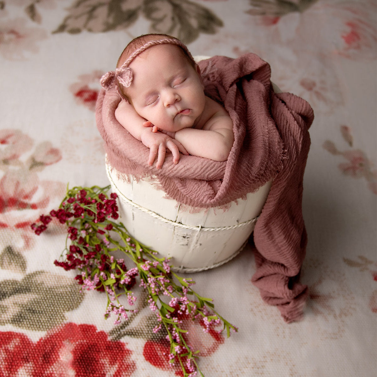 Floral Portrait Photography Newborn Backdrops