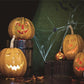 Pumpkin Light Halloween Spider Backdrop for Party
