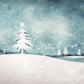 Snow Winter Christmas Backdrop for Children