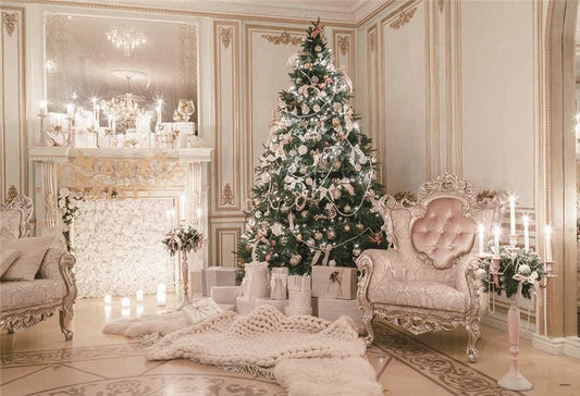 Luxurious Christmas Photography Backdrop for Photo