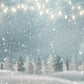 Bright Snow Winter Christmas Backdrop for Studio